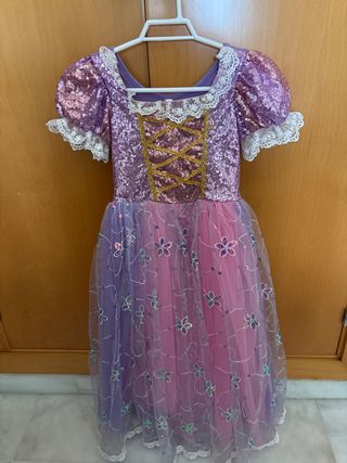 Vestido Princesa Morado y Rosa 120cm