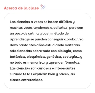 Clases de matemáticas, biología y química online