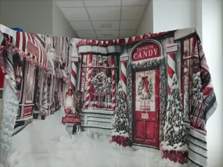 Fondo de fotografía Decoración de Navidad 210x 150