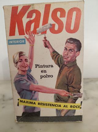Paquete antiguo de Kalso Pintura en Polvo