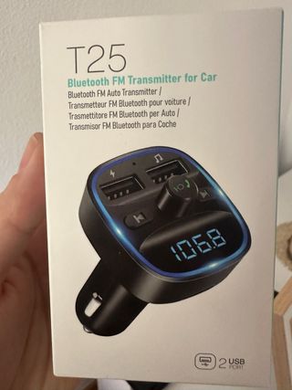 Transmisor Bluetooth FM T25 para Coche