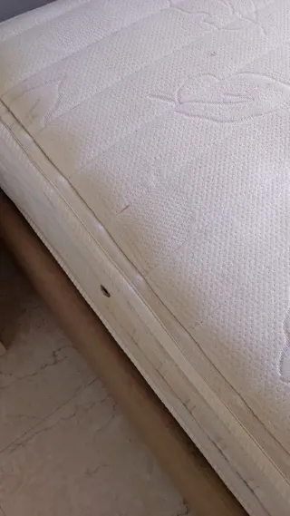 Colchón y canapé 150 cm