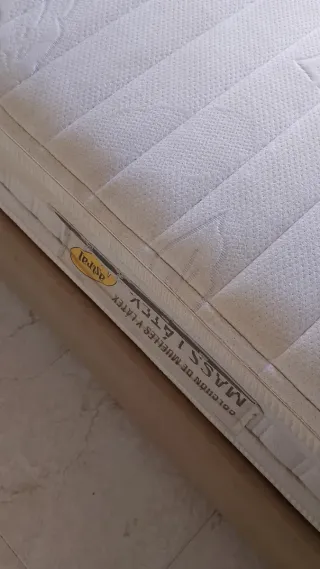 Colchón y canapé 150 cm