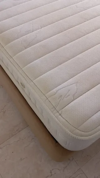 Colchón y canapé 150 cm