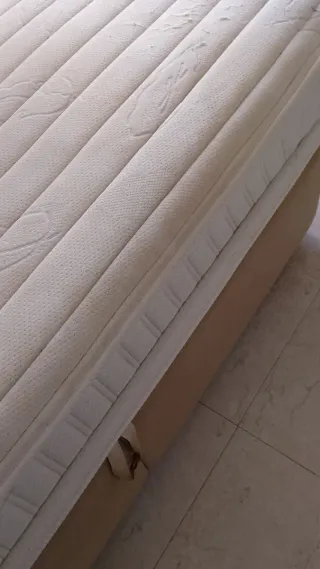 Colchón y canapé 150 cm