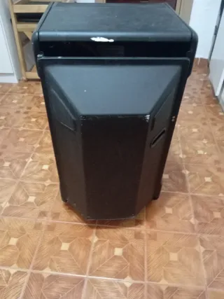 Estufa de gas butano negra