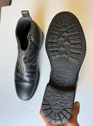 Botines Geox hombre de piel negros