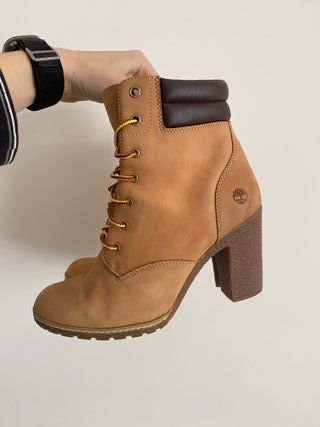 Timberland 39,5 Stivaletti tacco scarpe Donna