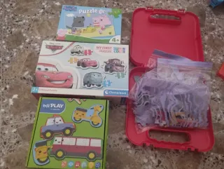 Lote 16 Puzzles Infantiles Peppa Pig, Cars, Edi Pl
