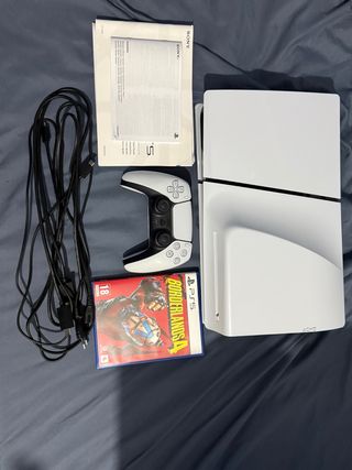 PS5 Slim con lector + Mando + Juego