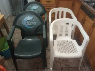 Sillas de plástico