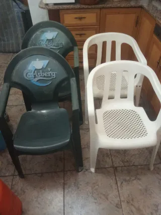 Sillas de plástico