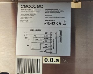 Cecotec Campana Extractora Telescópica 60 cm