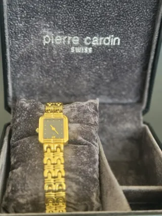 Reloj Pierre Cardin Vintage Cuarzo Dorado