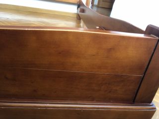 Cabecero y piecero madera cama 135 cm