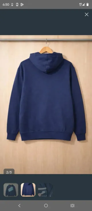 Sudadera Nike Talla XL Azul y Verde