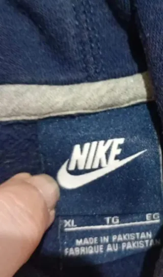 Sudadera Nike Talla XL Azul y Verde