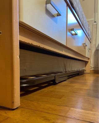 Armario esquinero + cajonera incluida + cama doble