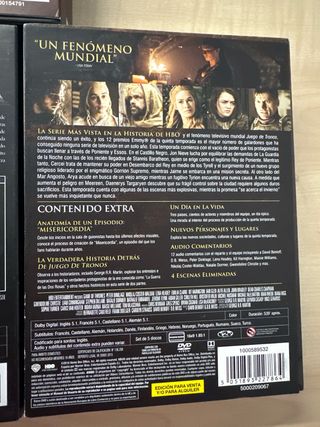 Juego de Tronos 5 Temporadas DVD