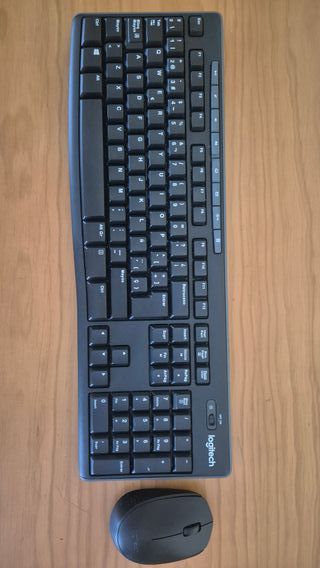 Teclado y Ratón Logitech MK270 Inalámbrico