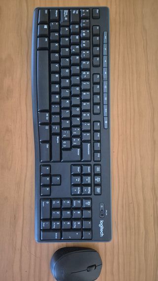 Teclado y Ratón Logitech MK270 Inalámbrico