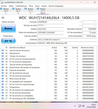 Disco Duro WD 14TB Ultrastar DC HC530