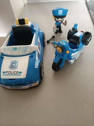 Pin y Pon Policía Coche y Moto