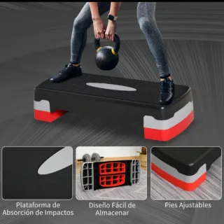 Step de Aeróbic Ajustable aeróbic antideslizante