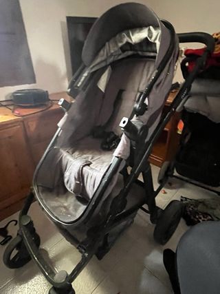 Cochecito bebé 2 en 1: capazo y silleta