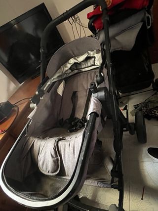 Cochecito bebé 2 en 1: capazo y silleta