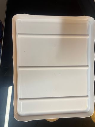 Escurridor de platos blanco