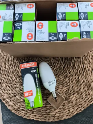 Caja 10 Bombillas OSRAM DULUX