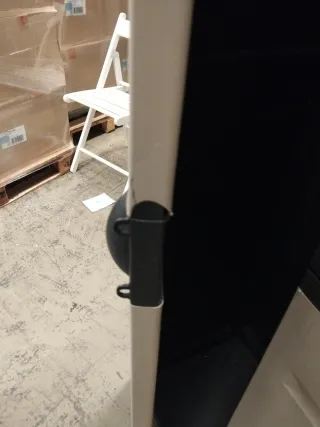 Armario PVC Jardín Beige/Negro