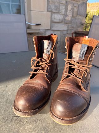 Botas de cuero Tommy Hilfiger para hombre