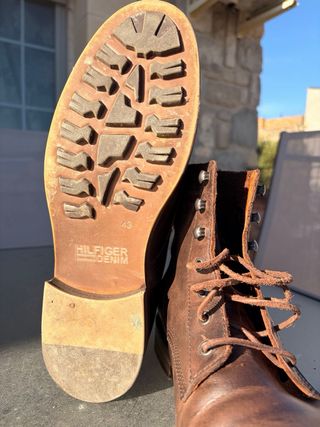 Botas de cuero Tommy Hilfiger para hombre