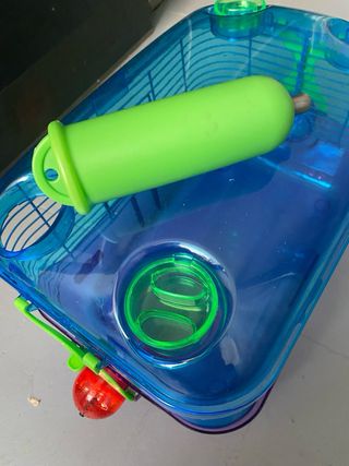 Jaula Hámster Accesorios Tubos y comedero