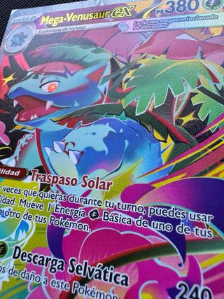 Pack Cartas Pokémon Mega Venusaur EX y Venusaur EX