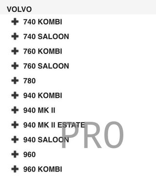 Amortiguador delantero volvo