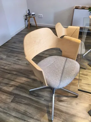 Sillas Ikea Madera y Metal