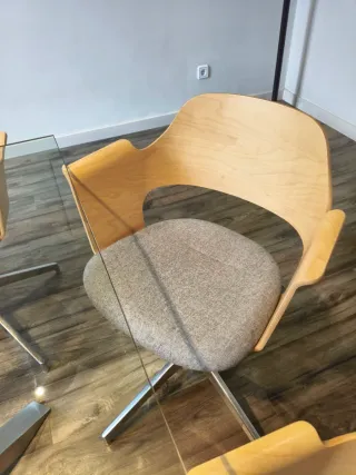 Sillas Ikea Madera y Metal