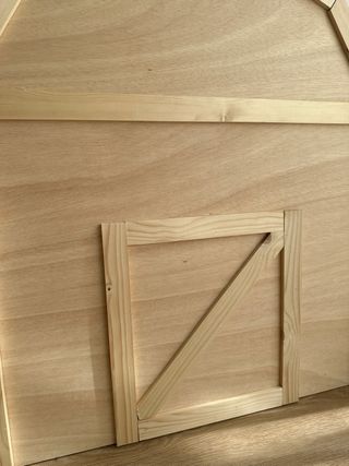 Granja de madera para atrezzo