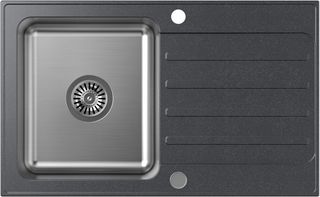 Fregadero Granito y Acero Inox 78x48