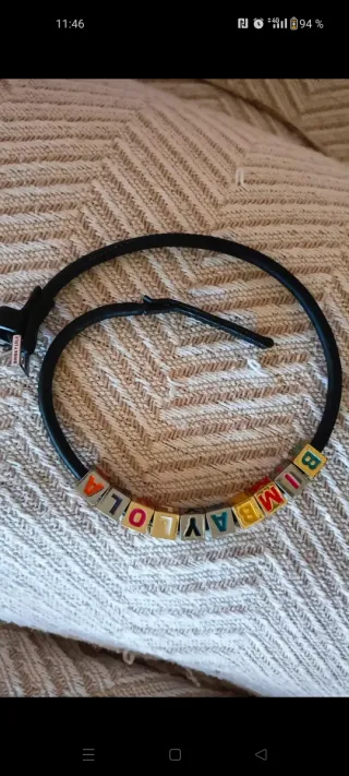 Pulsera Bimba y Lola con letras