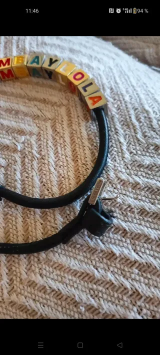 Pulsera Bimba y Lola con letras