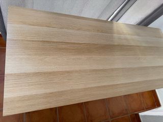 Mesa de escritorio madera y metal