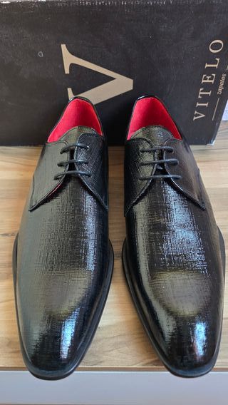 Zapatos de vestir Vitelo negros talla 43