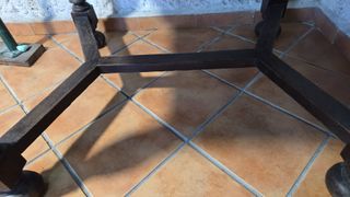 Mesa Comedor Roble Extensible Patas Torneadas