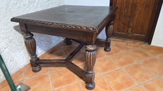 Mesa Comedor Roble Extensible Patas Torneadas
