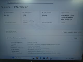 Portátil HP MT45 AMD Ryzen 3 PRO 3300U