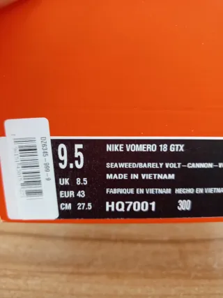 Nike Vomero 18 Goretex T43